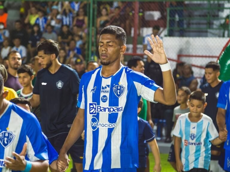 Kauã será um dos jogadores da base que fará parte do time profissional do Paysandu em 2025